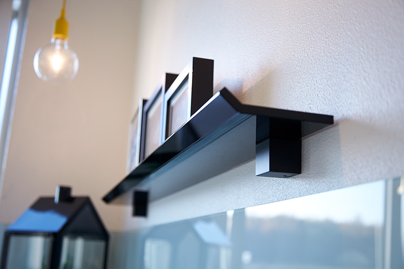 iPad-hylde i glas for funktionalitet og design