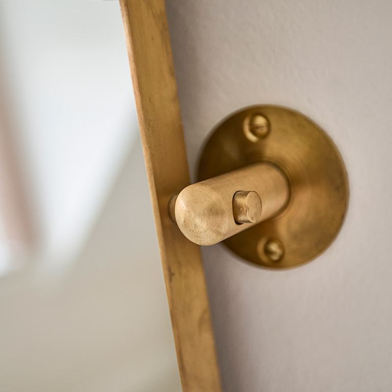 Vipperamme i massiv messing