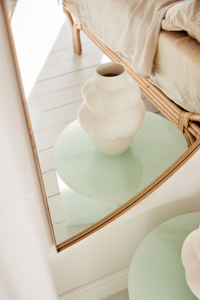 Den fineste massiv messingramme til Måne Spejlet fra J.N. Bech