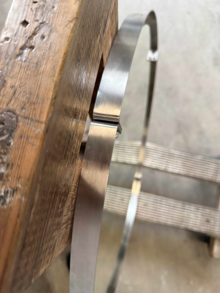 Massiv Rustfri Stål Ramme Spejl